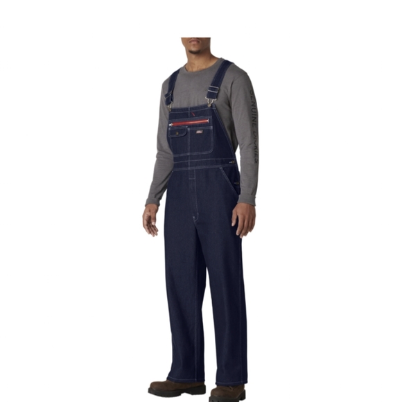Dickies Men's Relaxed Fit Ultra Tough Bib Overalls NWT 2XL R - Picture 1 of 2